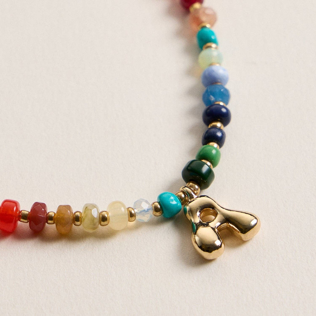 Groovy Girl Initial Necklace