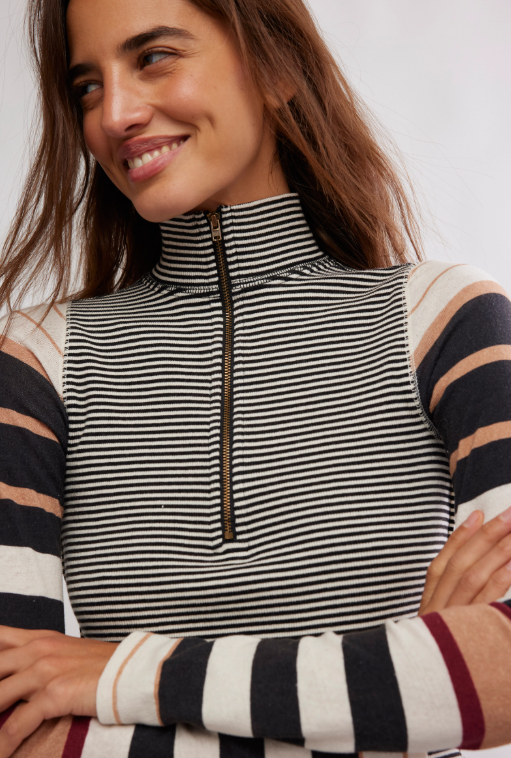 Free People Avery Zip Up