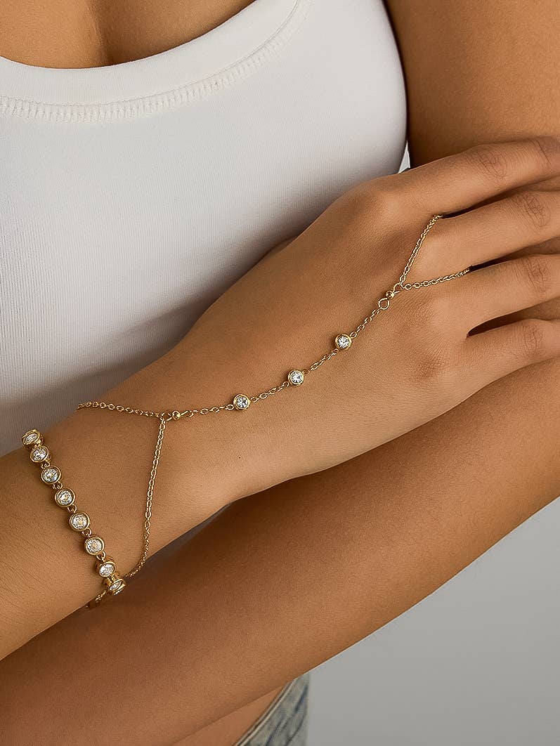 Linked Together Hand Chain