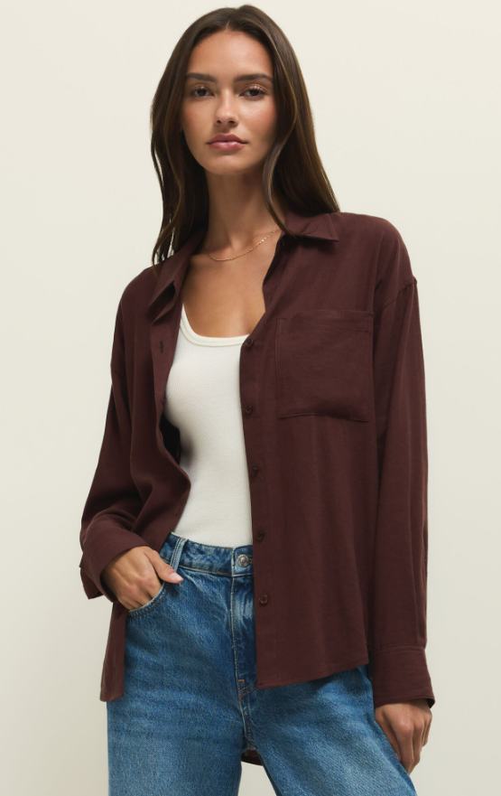 Z Supply Alfie Button Up Shirt