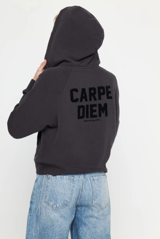 Spiritual Gangster Noir Diem Everyday Zip Hoodie