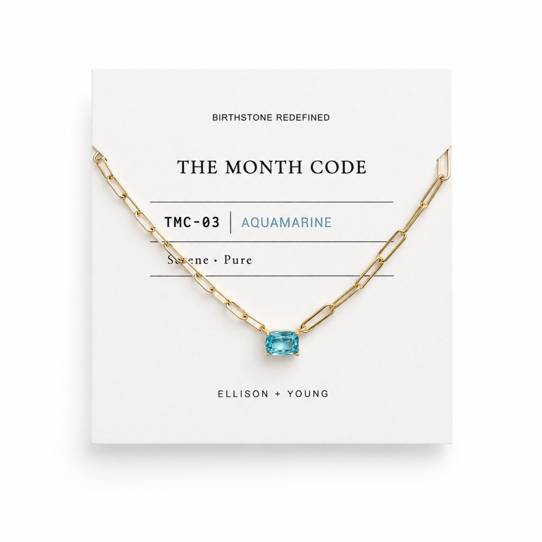 The Month Code Birthstone Necklace