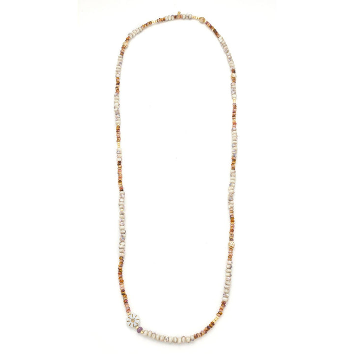 Scout Ceramic Bead Wrap Bracelet/Necklace - Abundance/Sun
