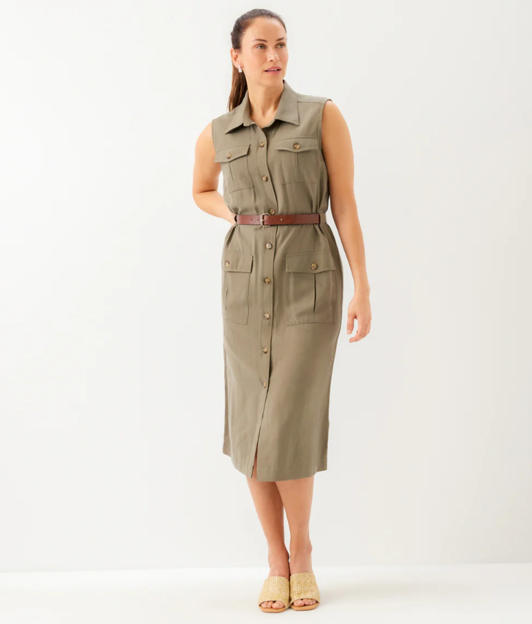 Karen Kane The Harbor Midi Shirtdress