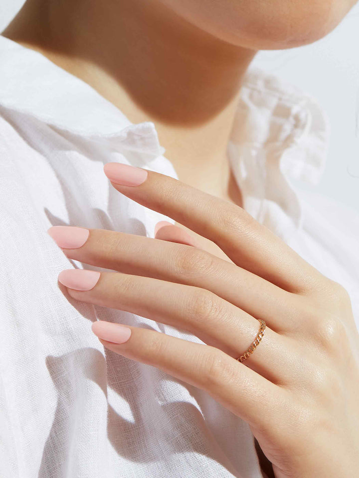 Static Nails Milky Pink Round