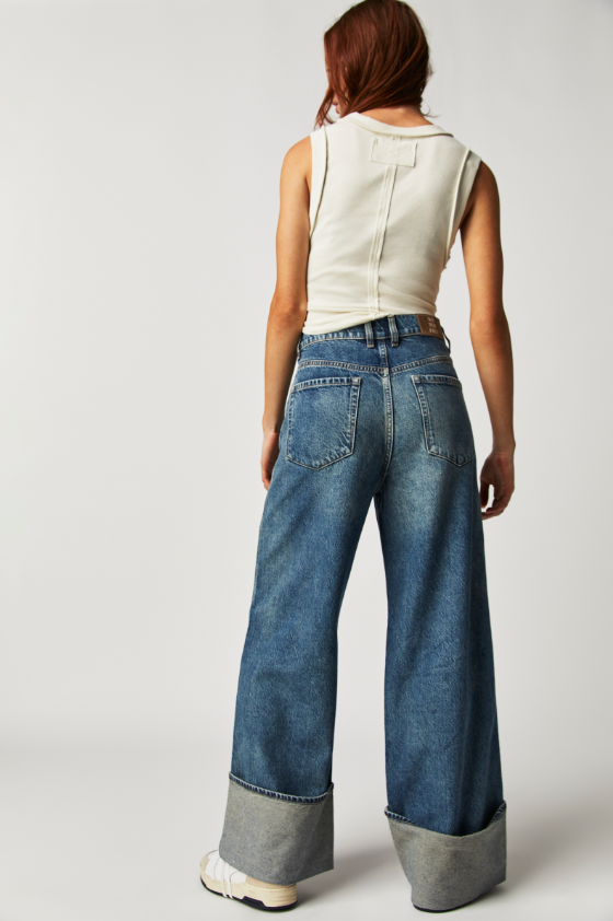 Free People Final Countdown Mid Rise in Zero