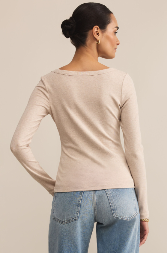 Z Supply Second Skin Scoop Neck Top