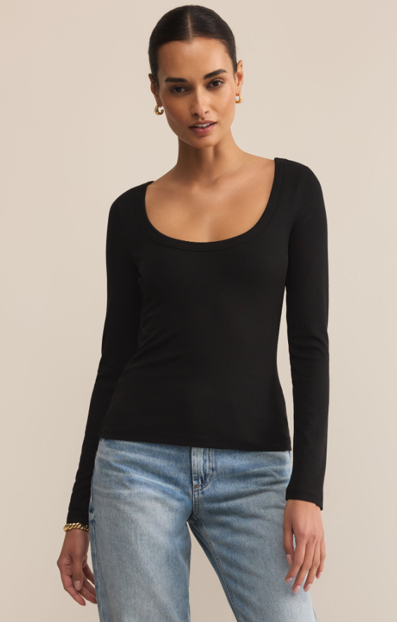 Z Supply Second Skin Scoop Neck Top