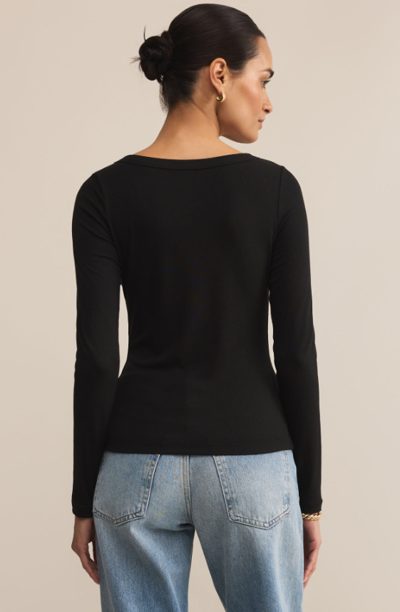 Z Supply Second Skin Scoop Neck Top