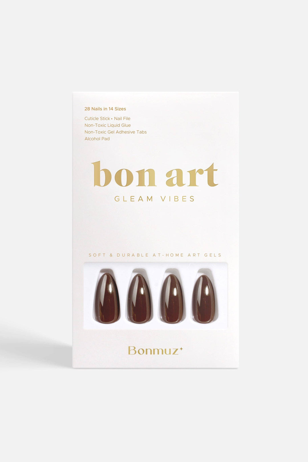 Bonmuz Brown Sugar Press-On Nails