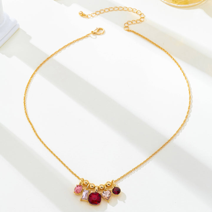 Rosé Glow Charm Necklace