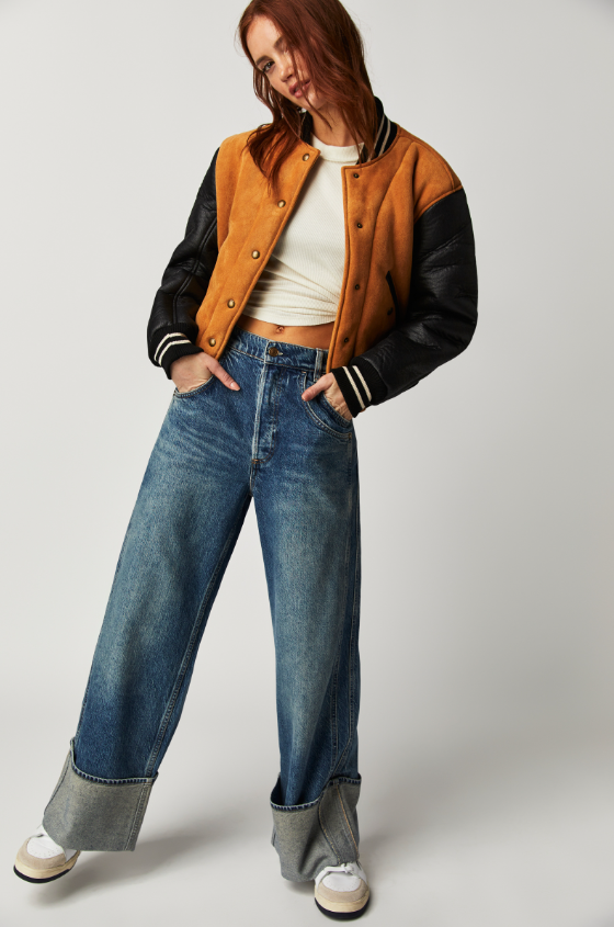 Free People Final Countdown Mid Rise in Zero