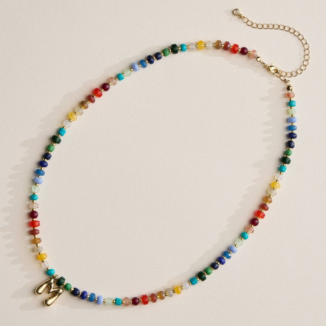 Groovy Girl Initial Necklace