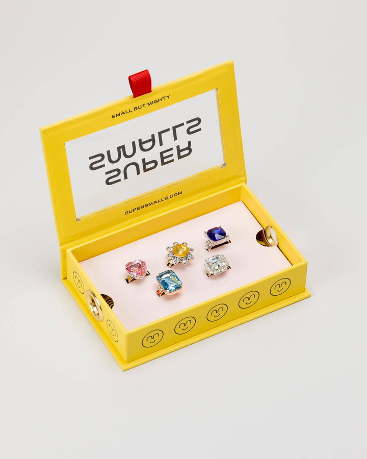 Super Smalls Multi-colored Gem Ring Set