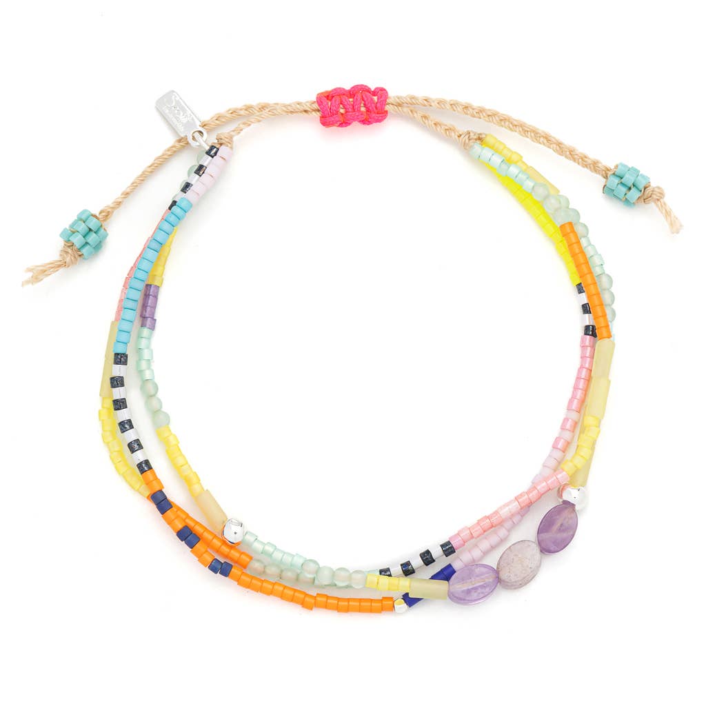 Scout Mixed Media Bracelet - Protection/Amethyst