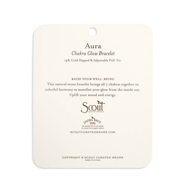 Scout Chakra Glow Bracelet - Aura/Well-Being