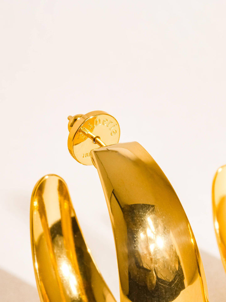 Go For Gold Hoops