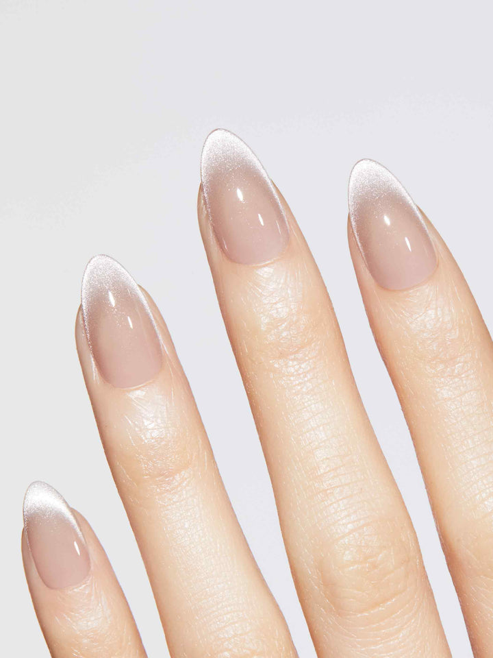 Static Nails Champagne Room Almond