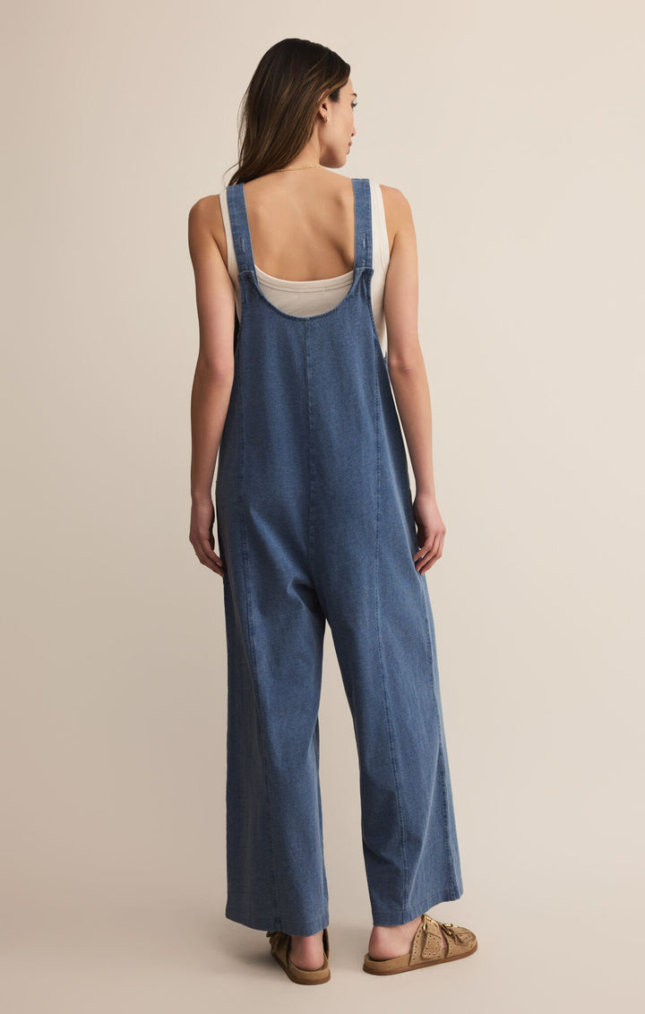 Z Supply Everyday Jersey Denim Jumpsuit