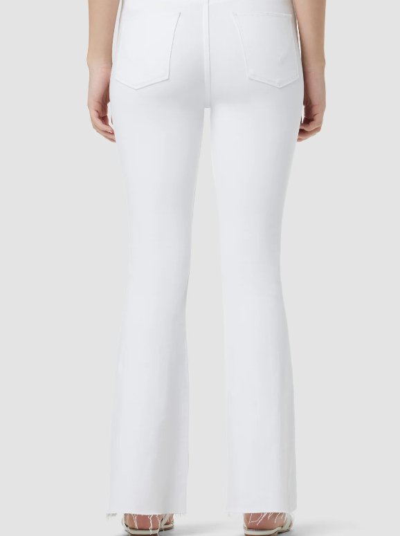 Hudson Holly Rise Flare Bootcut in Spring White