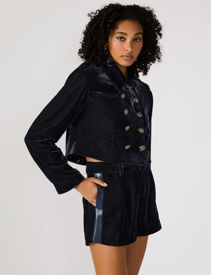 Steve Madden Tonia Velvet Blazer