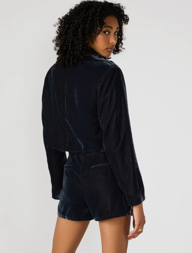 Steve Madden Tonia Velvet Blazer