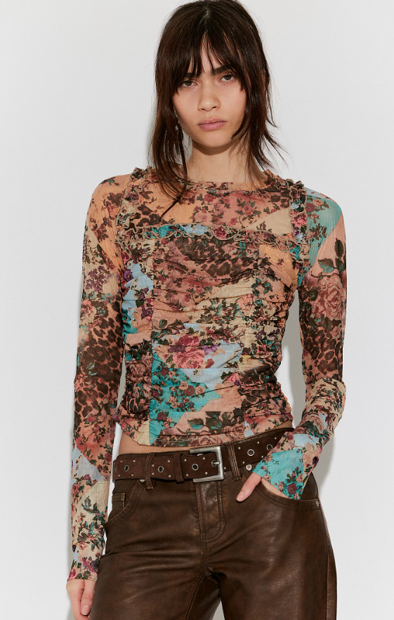 Free People Ariana Long Sleeve Top