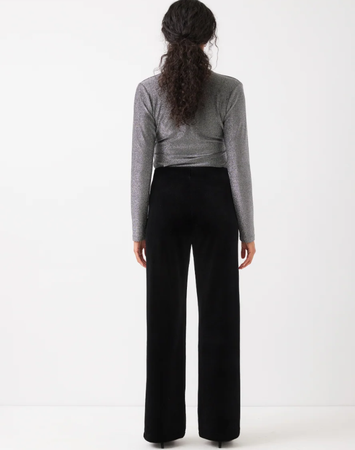 Karen Kane Velvet Crush Wide Leg Pants