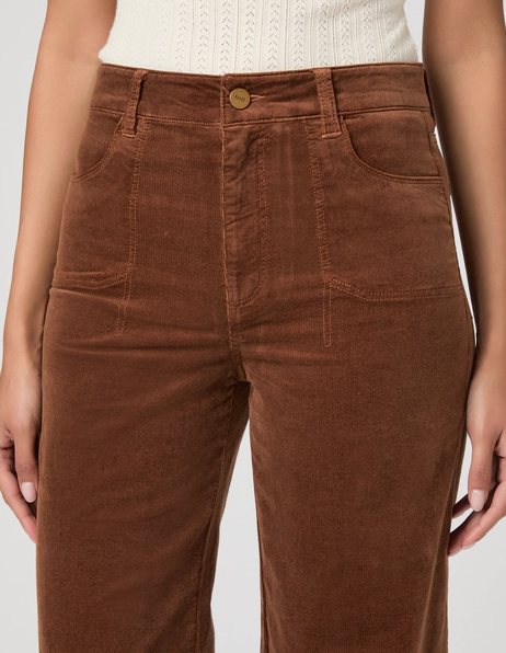 Paige Anessa With Stitch Utility Pockets in Maple Brown