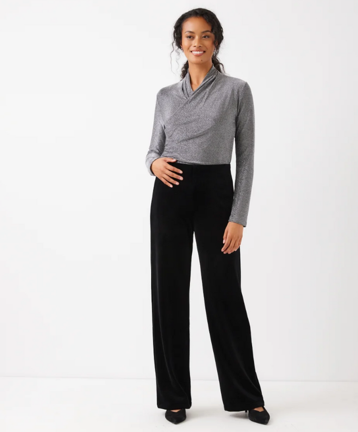 Karen Kane Velvet Crush Wide Leg Pants