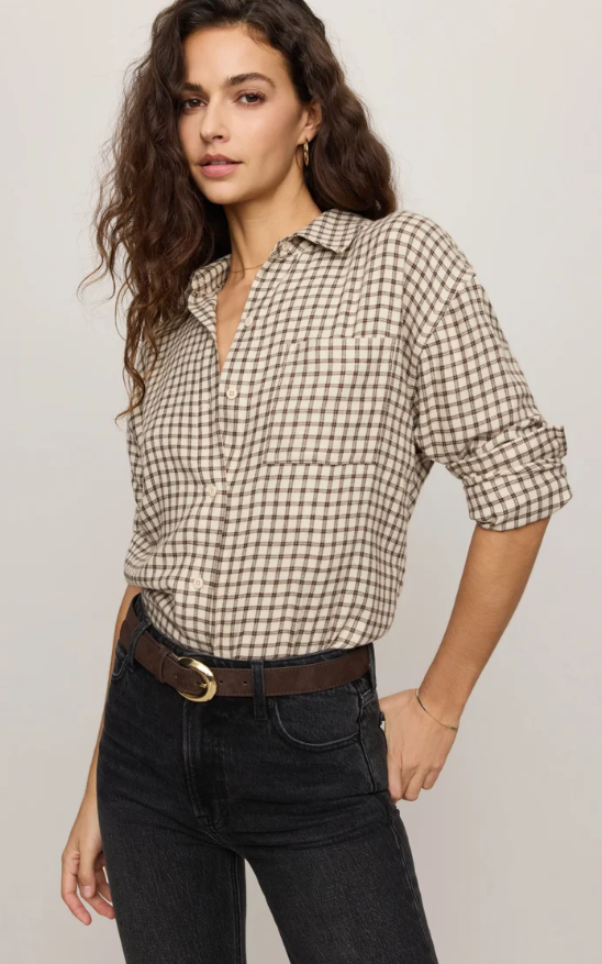 Z Supply River Plaid Button Up
