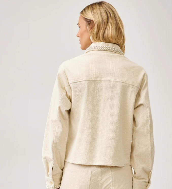 Karen Kane Cozy Charm Button Up