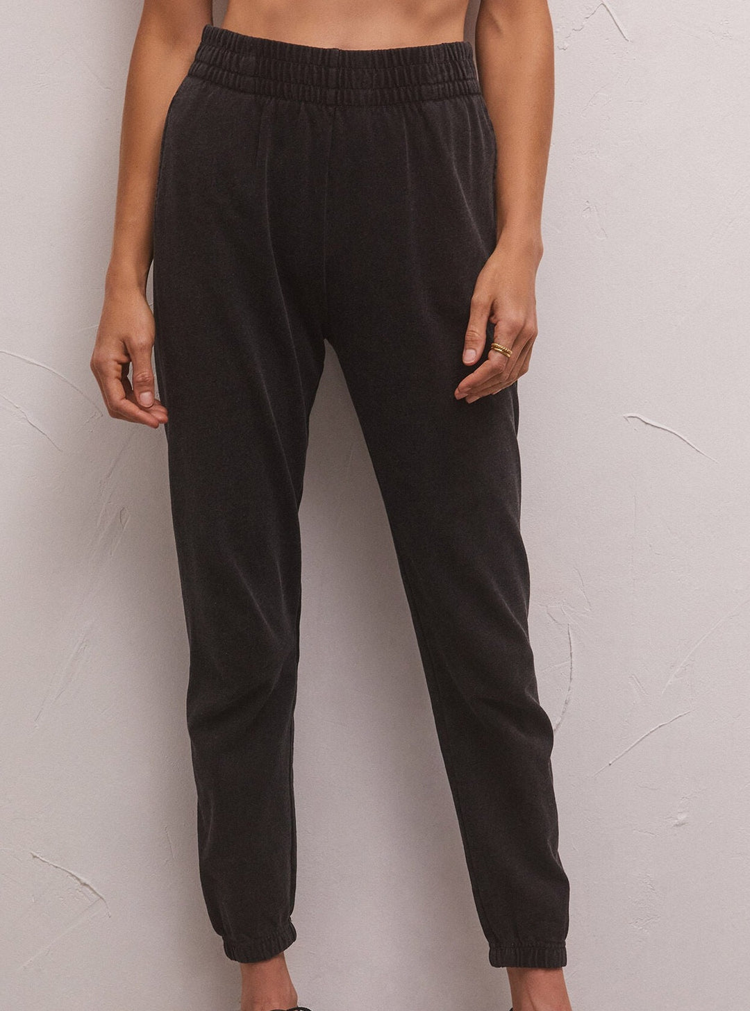 Z Supply Slim Knit Denim Jogger