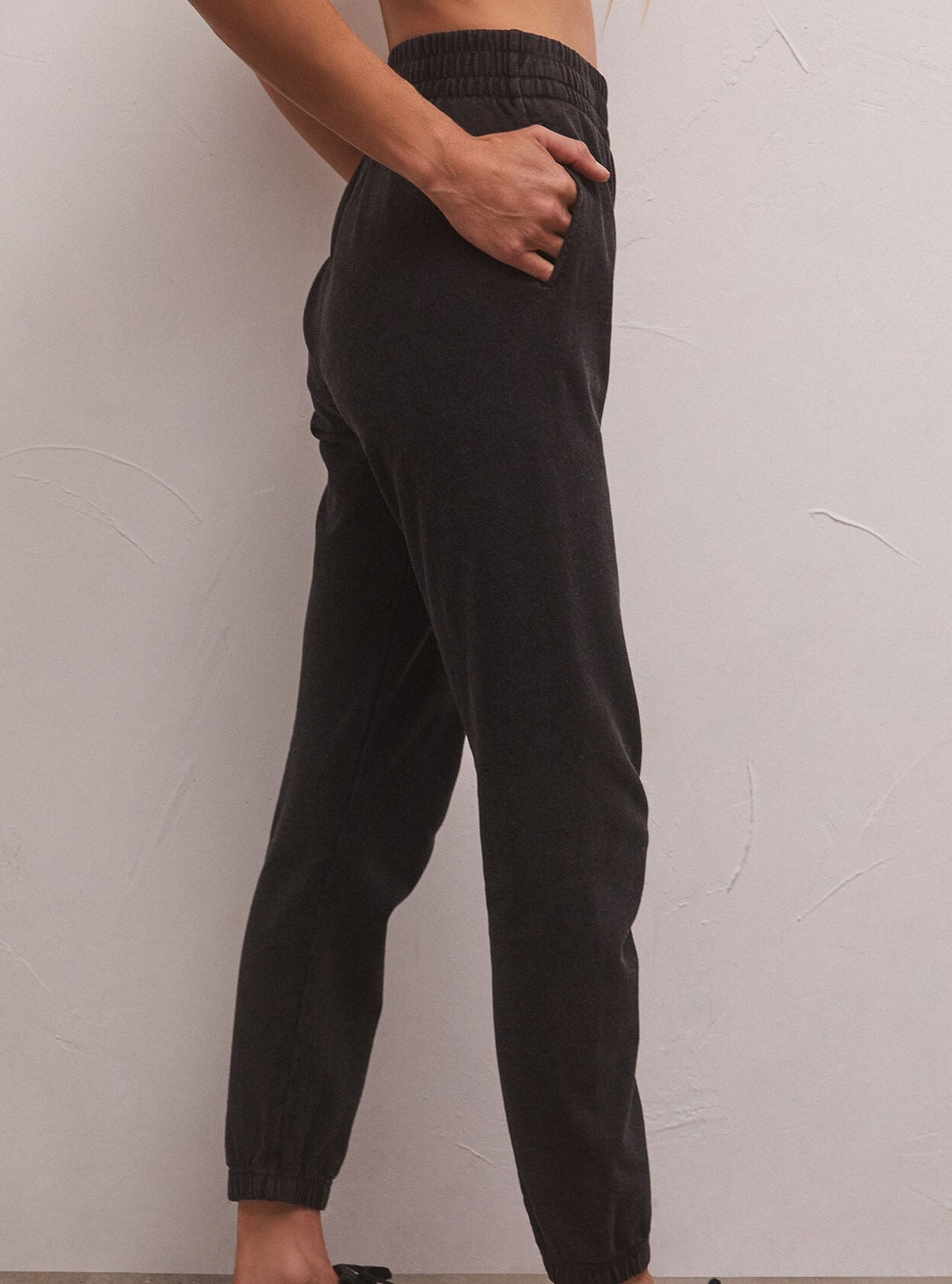 Z Supply Slim Knit Denim Jogger