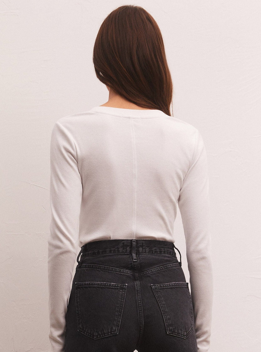 Z Supply Sirena Rib Long Sleeve Tee