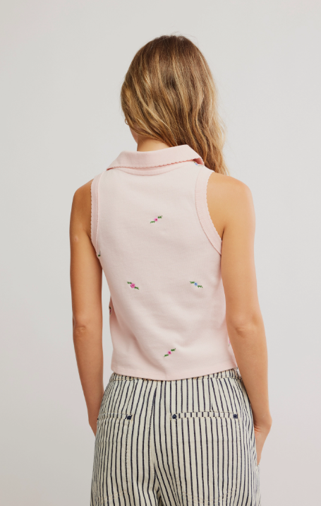 Free People Pepper Knit Polo