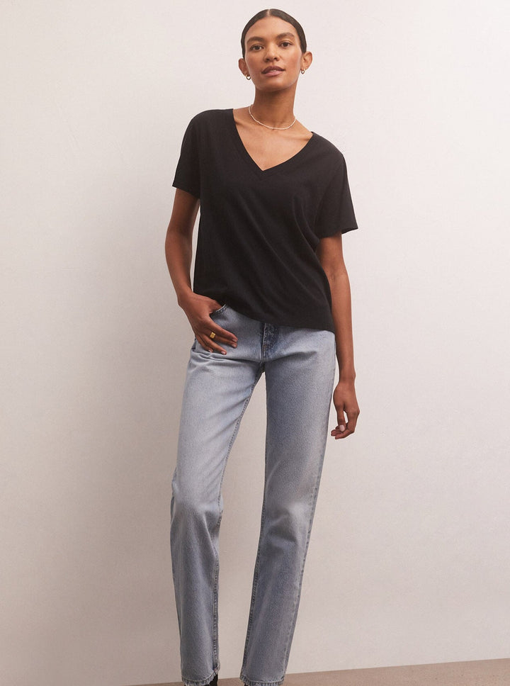 Z Supply Girlfriend V-Neck Tee
