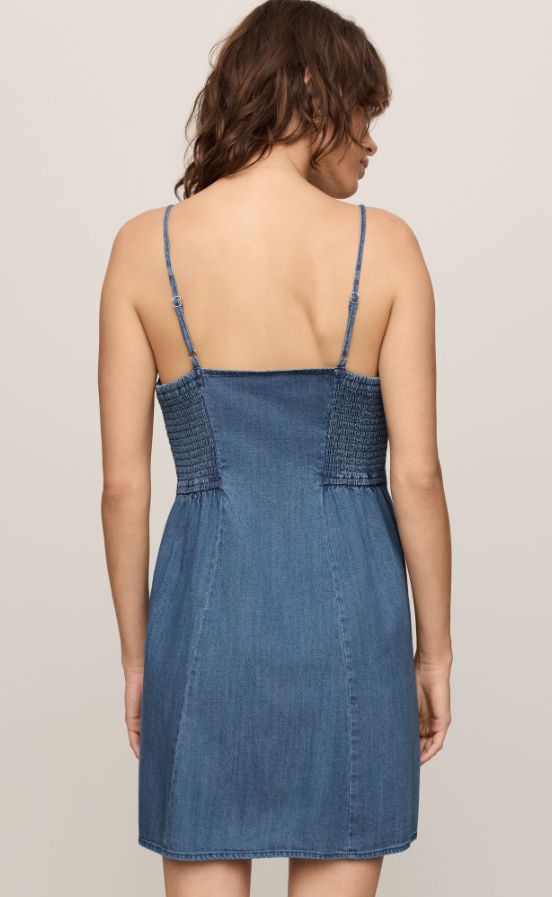 Z Supply Angel Eyes Denim Mini Dress