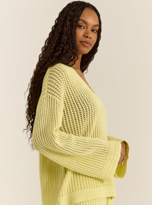 Z Supply Kiami Crochet Sweater