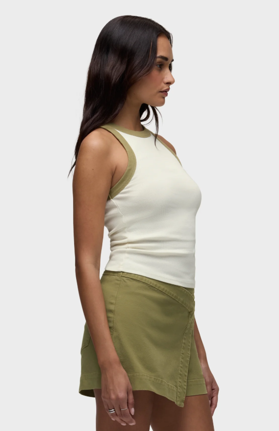 Hudson Ribbed Racer Tank