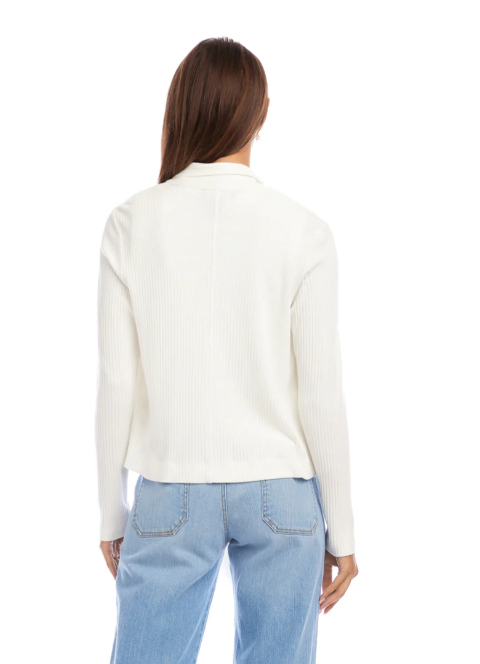 Karen Kane Soft Form Ribbed Jacket
