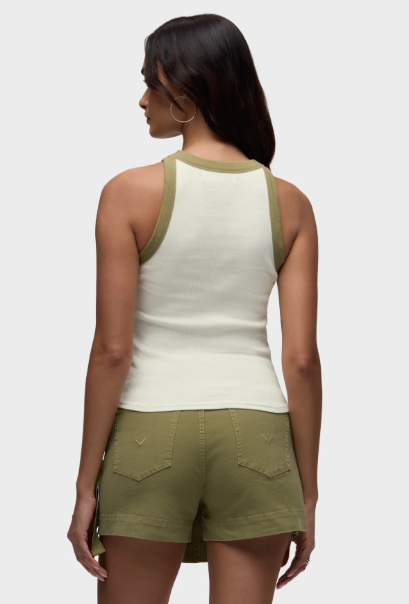 Hudson Ribbed Racer Tank