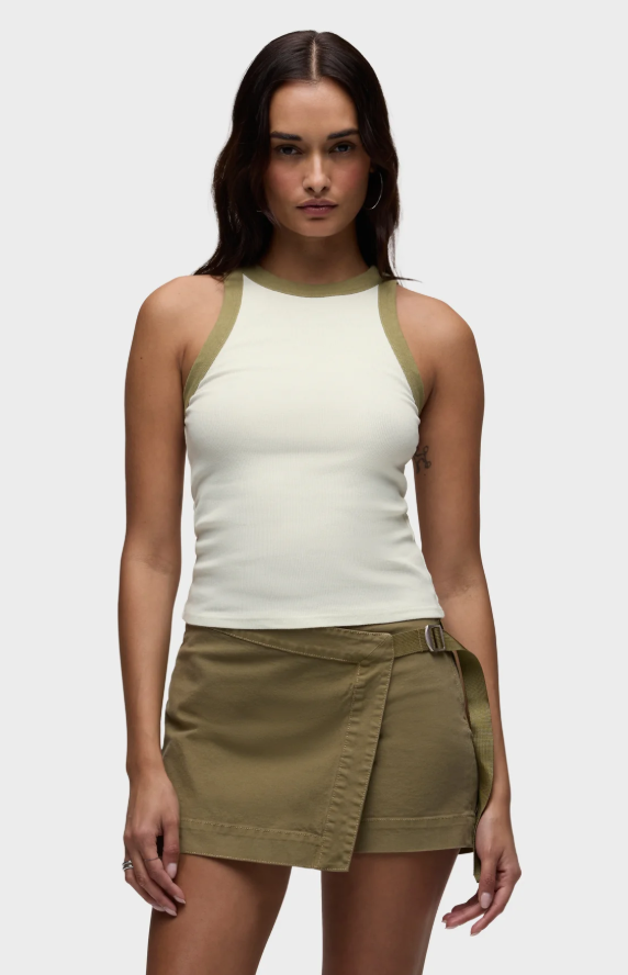 Hudson Ribbed Racer Tank