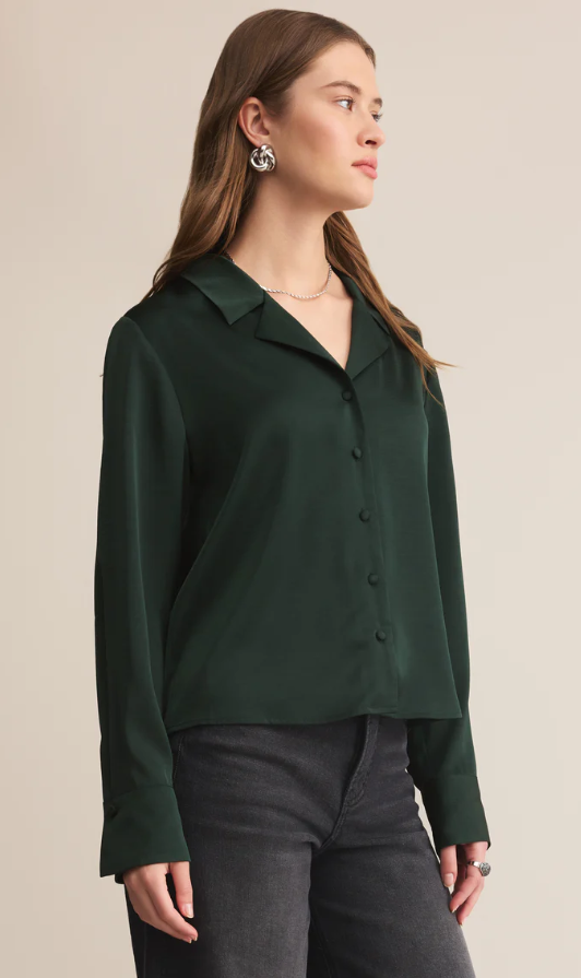 Z Supply Ana Satin Top