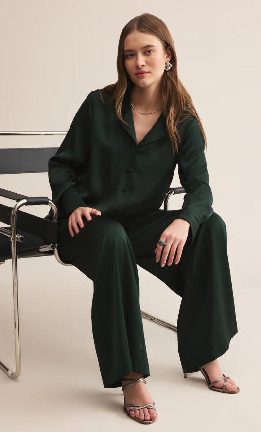 Z Supply Ana Satin Top