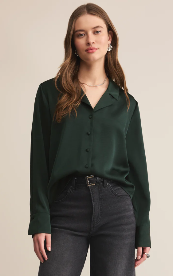 Z Supply Ana Satin Top