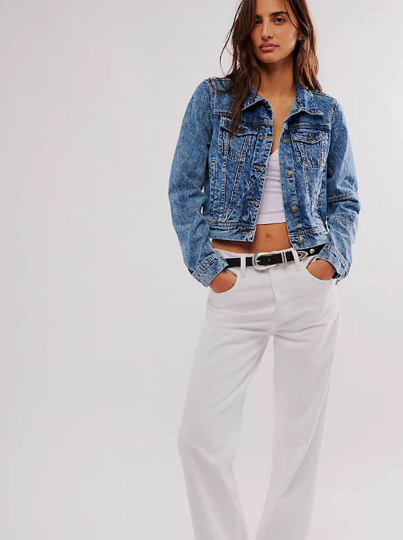 Free People Rumors Denim Jacket