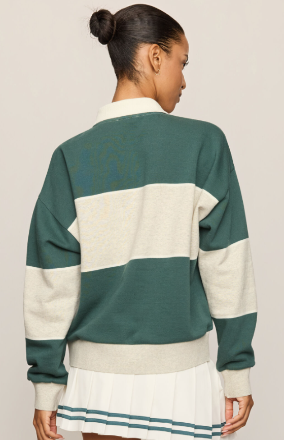 Z Supply Study Break Polo Sweatshirt