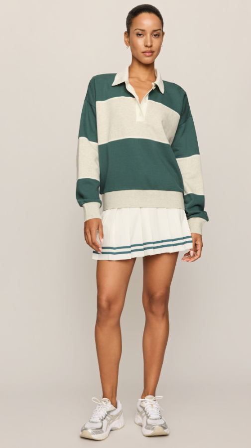 Z Supply Study Break Polo Sweatshirt