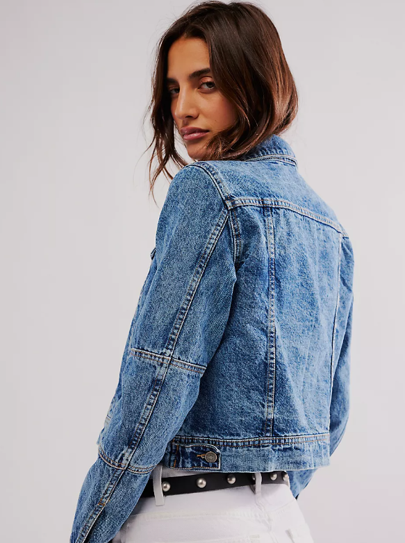 Free People Rumors Denim Jacket